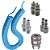 Mangueira Espiral Pu 8mm X 5 Mts  Kit Engate Rápido Ar 8pç - Imagem 1