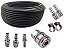 Kit Mangueira Pneumáticas Compressor 300 Psi 1/4 10m - Imagem 1
