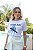 T-SHIRT ESTAMPADA PREMIUM - ARARAS AZUIS - BRANCO - Imagem 1
