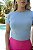 BLUSA PREMIUM CHLOÉ - AZUL LIGHTNESS - Imagem 2