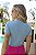 BLUSA PREMIUM CHLOÉ - AZUL LIGHTNESS - Imagem 4