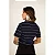 T-SHIRT  RIVIERA PREMIUM - LISTRADA AZUL MARINHO - Imagem 3