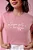 T-SHIRT TRADICIONAL BASICA - ROSE SEJA FORTE - Imagem 1