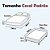 Cama Box Casal + Colchão Molas Ensacadas Luare Europillow 138x188x70cm - Imagem 2