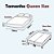 Cama Box Queen + Colchão Molas Ensacadas Luare Europillow 158x198x70cm - Imagem 2