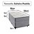 Cama Box Solteiro + Colchão Ortopédico D33 Piemonte 88x188x63cm - Imagem 2
