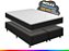 Cama Box Queen + Colchão Molas Ensacadas Pergola Europillow 158x198x63cm - Imagem 1