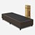 Cama Box Solteiro Desmontável (na caixa) 88x188x40m Suede Marrom - Imagem 1