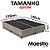 Cama Box Queen Desmontável (na caixa) 158x198x40m Suede Bege - Imagem 2