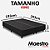 Cama Box King Desmontável (na caixa) 193x203x40cm Suede Preto - Imagem 2