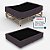 Cama Box King Desmontável (na caixa) 193x203x40cm Suede Preto - Imagem 6