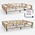 Cama Box King Desmontável (na caixa) 193x203x40m Suede Marrom - Imagem 5