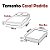 Cama Box Casal + Colchão Ortopédico D33 138x188x63cm - Imagem 2
