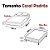 Cama Box Casal + Colchão De Espuma D23 138x188x57cm - Imagem 2