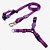 Kit Guia Mãos Livres + Peitoral Antipuxão Purple - Imagem 1