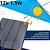 Célula Placa Solar Painel 12v 1,5w Energia Fotovoltaica - Imagem 3