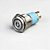 Botão Start Universal 16mm Inox Led 12v Com Trava - Imagem 2
