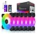 Kit 6 Com Coolers Gamer De Resfriamento Argb 120mm - Imagem 1