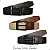 Cinto Elastico Slim Oldmoney Masculino Couro Legitimo Preto - Imagem 6
