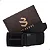 Cinto Elastico Slim Oldmoney Masculino Couro Legitimo Preto - Imagem 5