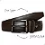 Cinto Slim Oldmoney Masculino Couro Legítimo Marrom Escuro - Imagem 2