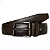 Cinto Slim Oldmoney Masculino Couro Legítimo Marrom Escuro - Imagem 1