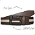 Cinto Slim Oldmoney Masculino Couro Elastico Legitimo Marrom - Imagem 2