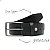 Cinto Slim Oldmoney Masculino Couro Legítimo Preto + Brinde - Imagem 2