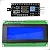 Display Lcd 20x4 2004 Fundo Azul Modulo I2c Soldado Arduino - Imagem 1