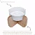 Comedouro Pet Bebedouro Cachorro Gato Elevado Simples Tam P Marrom-claro - Imagem 2
