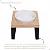 Comedouro Porcelana Bebedouro Cachorro Gato Simples Tam P Marrom-claro - Imagem 2