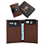 Carteira Masculina Porta Cartões Slim Couro Legítimo Preto Marrom - Imagem 2