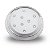 Luminária / Refletor LED Azul 9W 80mm Iluctron Corpo Inox p/ Piscina - Cabo 10m - Imagem 2