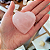 Coração de pedra Quartzo rosa - Imagem 2