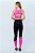 Legging Hortênsia Preta/Rosa Flúor - Imagem 2