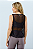 Regata Tule Celeste Preto - Imagem 2