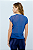 Blusa Tule Pistache Azul Bic - Imagem 2