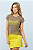 Blusa Tule Celeste Castanho - Imagem 1