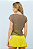 Blusa Tule Celeste Castanho - Imagem 2
