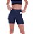 Short de Compressão com Multibolsos Azul Marinho - Imagem 1