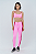 Legging New Baby Listrado Angelim Rosa Cereja/Rosa Confete - Imagem 1