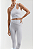 TOP CROPPED PILLE BRANCO/CANELADO - Imagem 1