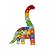 Quebra-Cabeça Alfabeto e Números - Dinossauro - Imagem 3