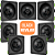 Kit Home Theater 7.0 Caixa Embutir Kevlar LOUD CLK6 CSK6 BL - Imagem 1