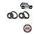 ROLAMENTOS LATERAL COROA TROLLER 1997 A 2014 TIMKEN KIT 2PÇS - Imagem 3