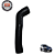 MANGUEIRA ENTRADA INTERCOOLER TROLLER 2015 A 2021 SILICONE PR - Imagem 1
