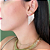 Brincos earcuff de franjas dourado - Imagem 3