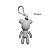 Chaveiro Urso Branco com Linhas Non-Linear Black - Popobe - Imagem 3
