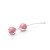 Bolas para Pompoar em Silicone com Peso Interno - Smart Balls Honey Hearts - Imagem 1