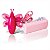 Estimulador com cinta e vibro libelula magenta - Hott Products - Imagem 1